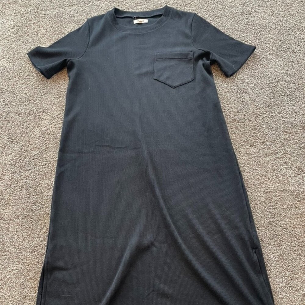 Madewell ribbed t shirt dress sz M